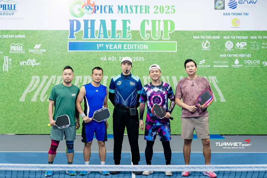 Hơn 120 VĐV tranh t&agrave;i tại Giải Pickleball GOPICK MASTER 2025 &ndash; PHALE CUP