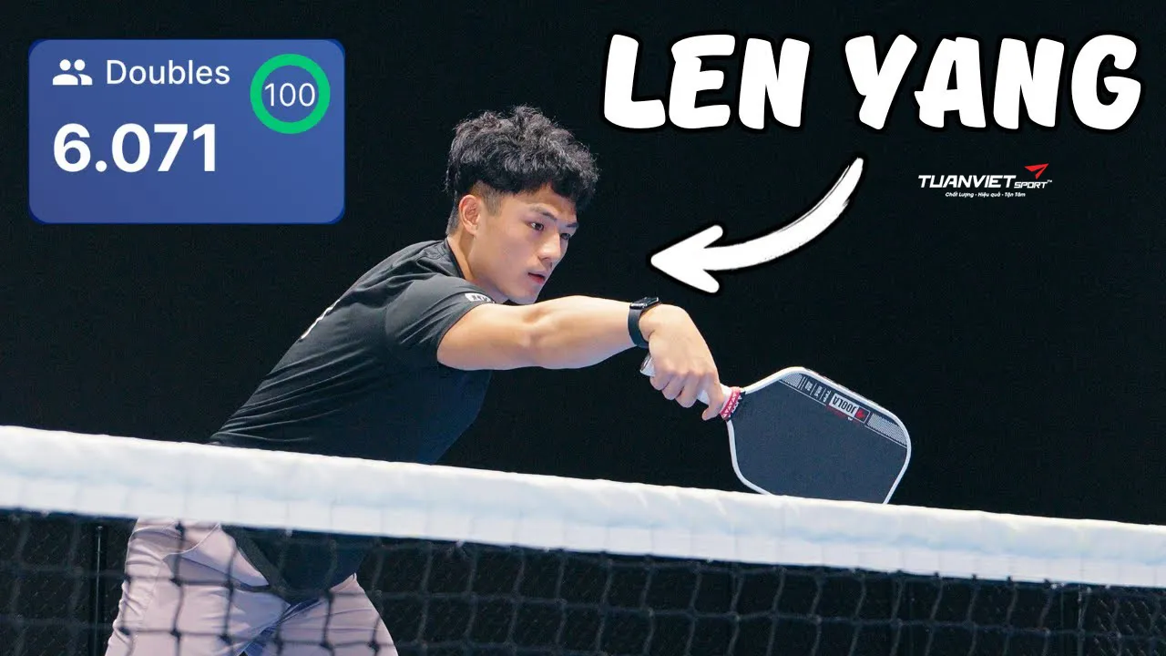 Huyền thoại quần vợt Đỗ Minh Qu&acirc;n bứt ph&aacute; v&agrave;o top 4 Pickleball ch&acirc;u &Aacute;