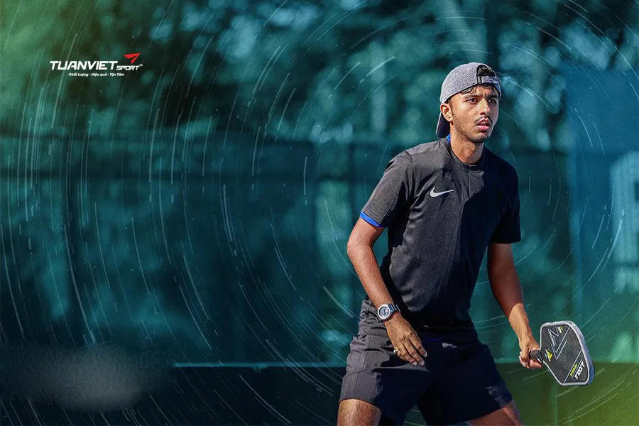 Huyền thoại quần vợt Đỗ Minh Qu&acirc;n bứt ph&aacute; v&agrave;o top 4 Pickleball ch&acirc;u &Aacute;