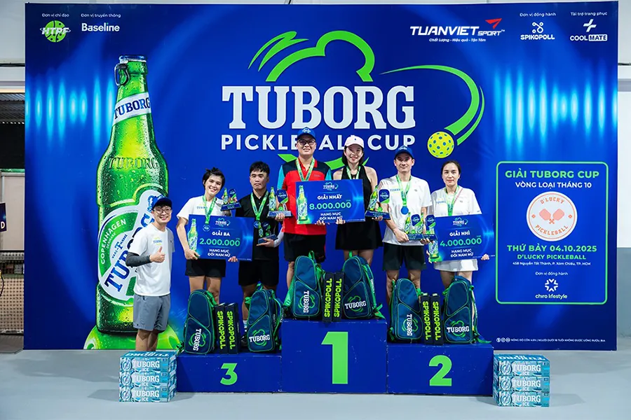 Khám phá hành trình 2 tháng rực lửa cùng Tuborg Pickleball Cup Series 2025 tại TP.HCM