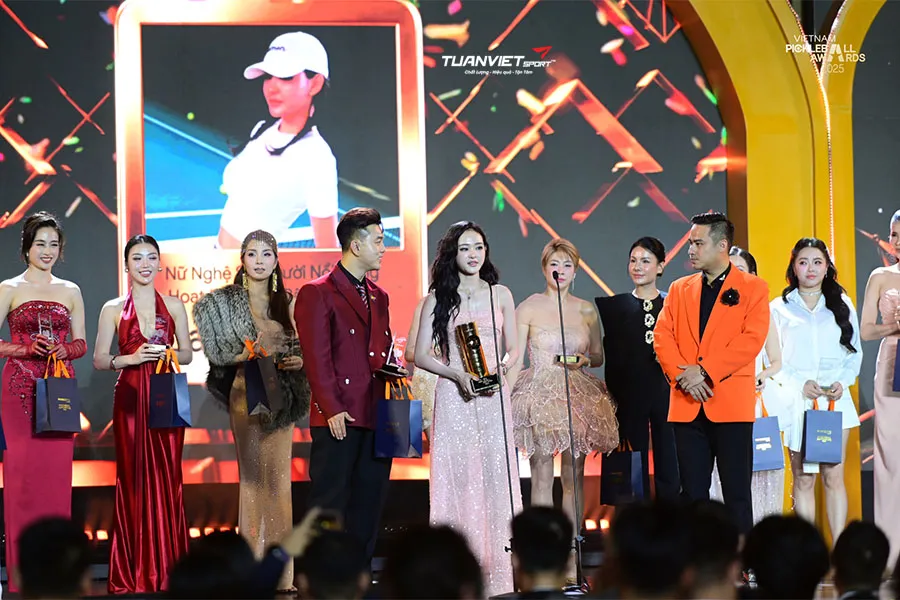 L&yacute; Ho&agrave;ng Nam v&agrave; Sophia Phương Anh dẫn đầu Vietnam Pickleball Awards 2025