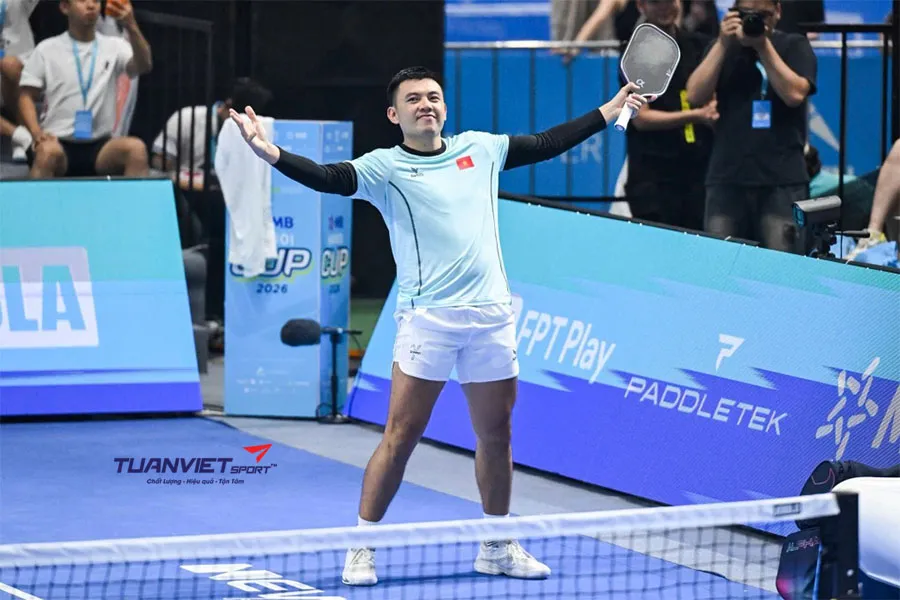 Lý Hoàng Nam vô địch PPA Tour Hanoi Cup 2026 sau trận chung kết áp đảo