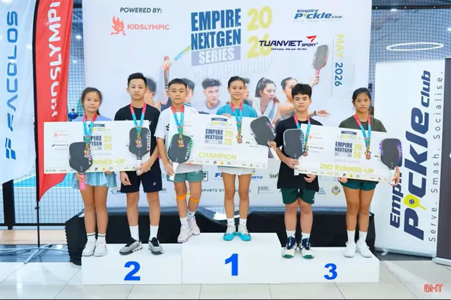 Nam sinh Hà Tĩnh xuất sắc vô địch giải Pickleball tại Malaysia