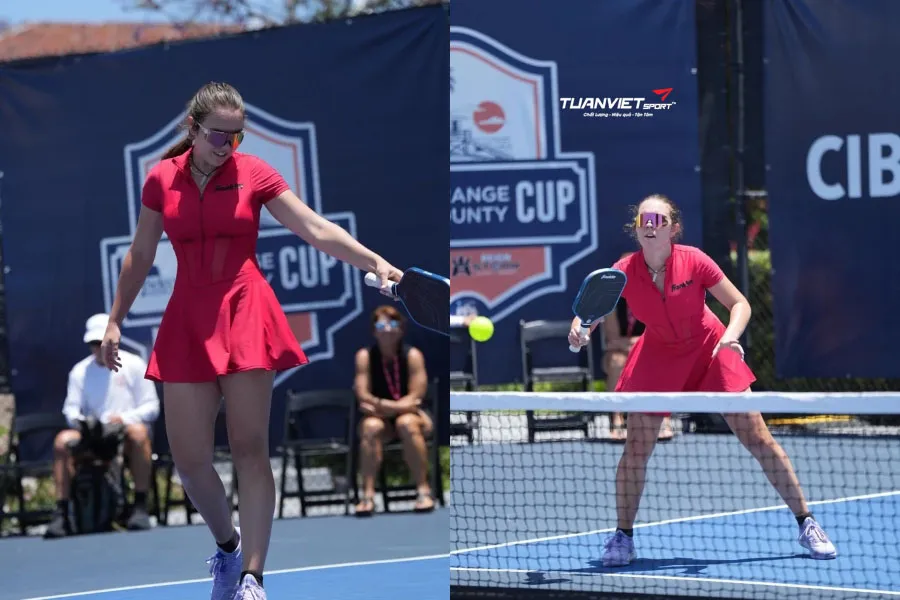 Phong Cách Gen Z Đột Phá Dấu Ấn Thời Trang Của Jorja Johnson Trên Sân Pickleball