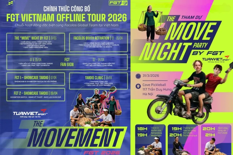 Phù thủy Gen Z Gabe Tardio đến Việt Nam tạo cơn sốt Pickleball toàn quốc