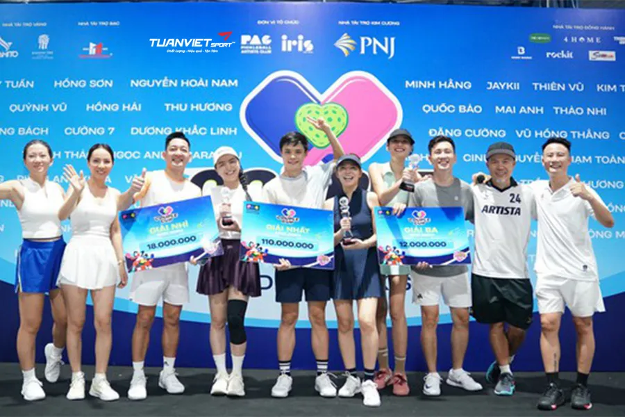 Pickleball Couple Cup 2025 khi nghệ sĩ cùng tỏa sáng trên sân đấu thể thao