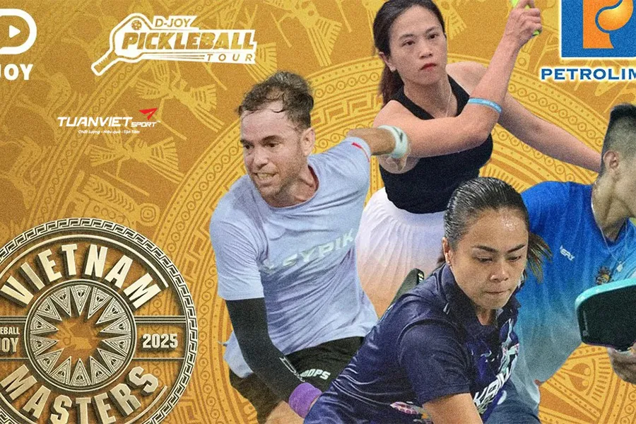 Pickleball D-Joy Vietnam Masters - Petrolimex Cup Cột mốc đưa pickleball Việt Nam lên tầm quốc tế