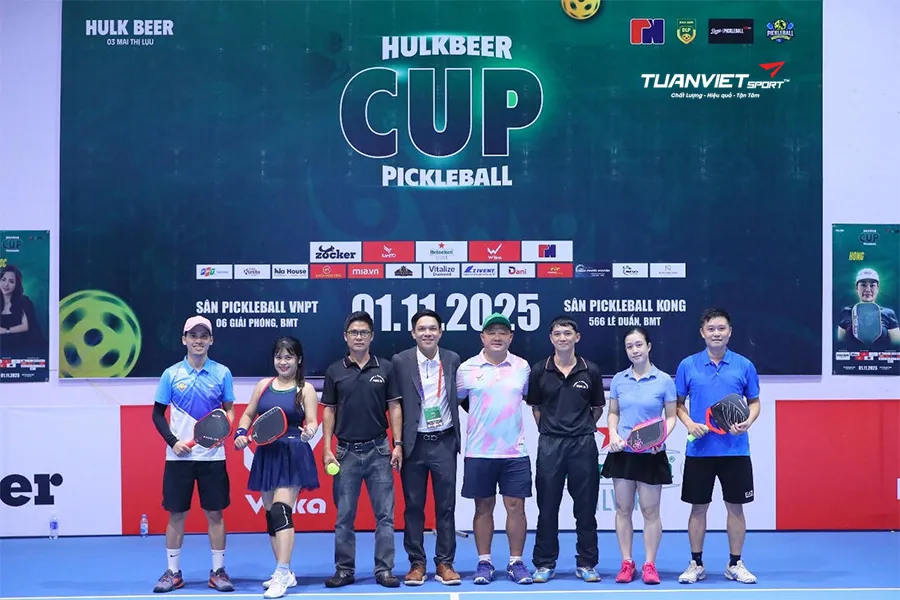 Pickleball Hulk Beer Cup 2025 Khi thể thao kết nối cộng đồng Tây Nguyên