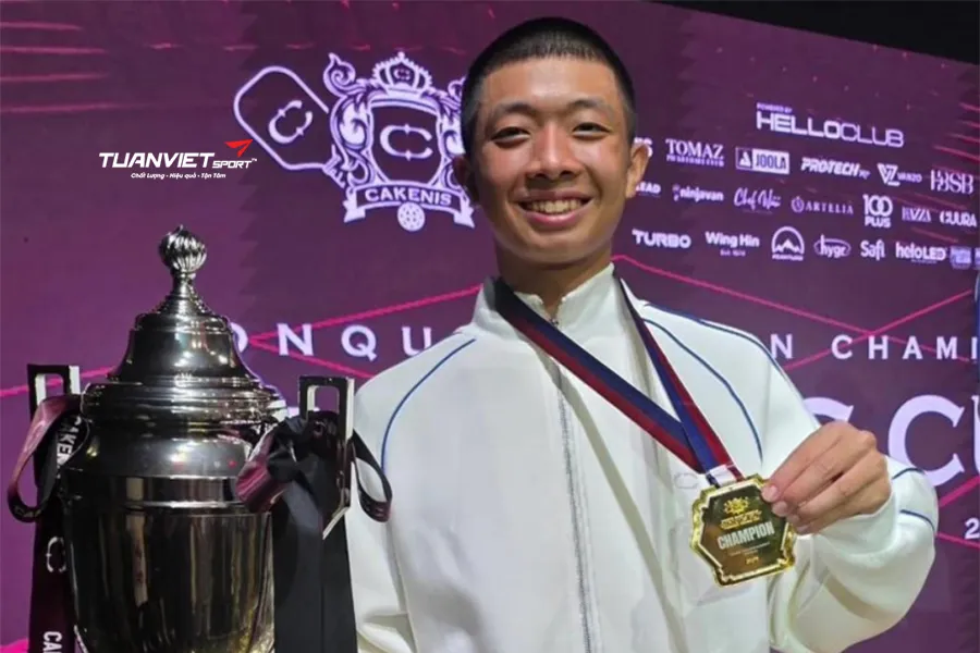 Quang Dương tỏa sáng, dẫn dắt đội vô địch CakenisCup Malaysia Open 2025