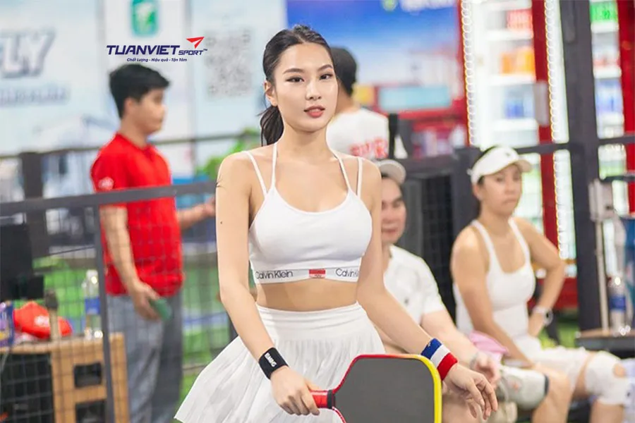 Siêu mẫu Lê Thu An thắng 15-0, tỏa sáng tại All Star Pickleball 2025