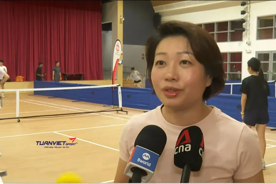 Singapore thử nghiệm b&oacute;ng pickleball bằng xốp để giảm tiếng ồn đ&ocirc; thị