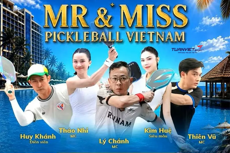 Sức hút giải thưởng 1,3 tỷ kèm dàn sao hội tụ tại Mr và Miss Pickleball 2026
