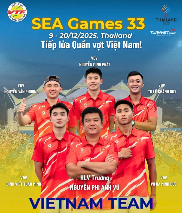 Tay vợt Việt Nam duy nhất thi đấu cả tennis và pickleball tại SEA Games 33