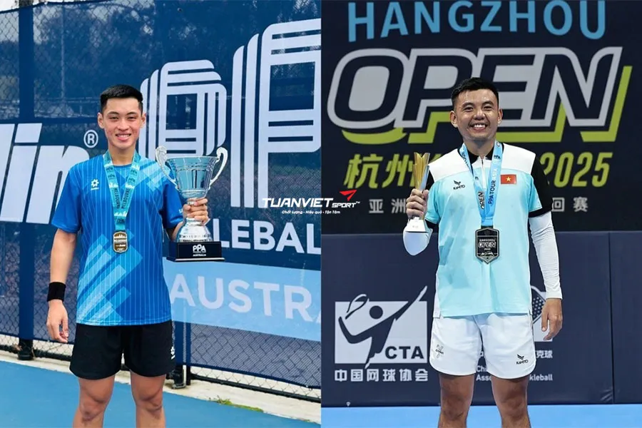 Trương Vinh Hiển đ&aacute;nh bại Staksrud PPA Tour Asia v&agrave;o chung kết đơn nam