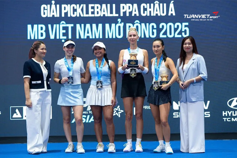 Việt Nam g&oacute;p mặt trong top 10 giải pickleball nổi bật thế giới