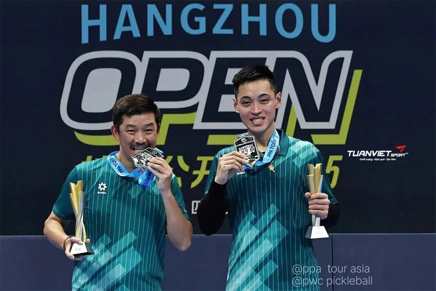 Vinh Hiển, Minh Quân vô địch PPA Tour, cột mốc lịch sử pickleball Việt Nam