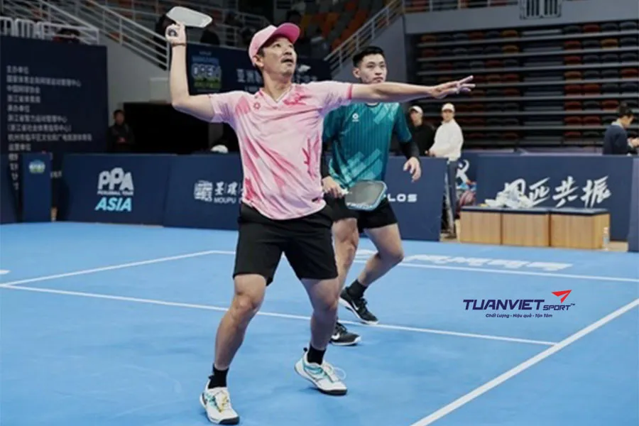 Vinh Hiển và Minh Quân hạ cặp đôi top 3 thế giới tại PPA Asia Tour Pickleball