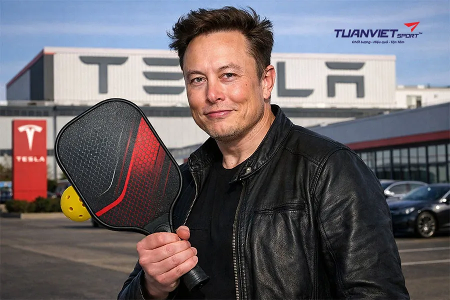 Vợt pickleball miếng b&aacute;nh b&eacute;o bở 67 tỷ USD h&uacute;t Tesla v&agrave; loạt &ocirc;ng lớn thể thao