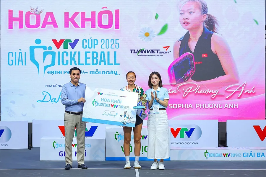 VTV Cup Pickleball 2025 gây quỹ 165 triệu đồng hỗ trợ vùng lũ Nam Trung Bộ